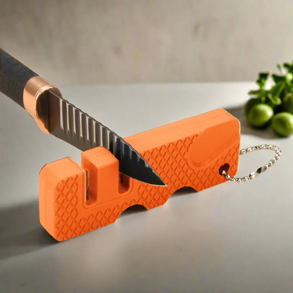 Aiguiseur de Couteaux - MiniOutdoorsKnifeSharpener™ - Orange