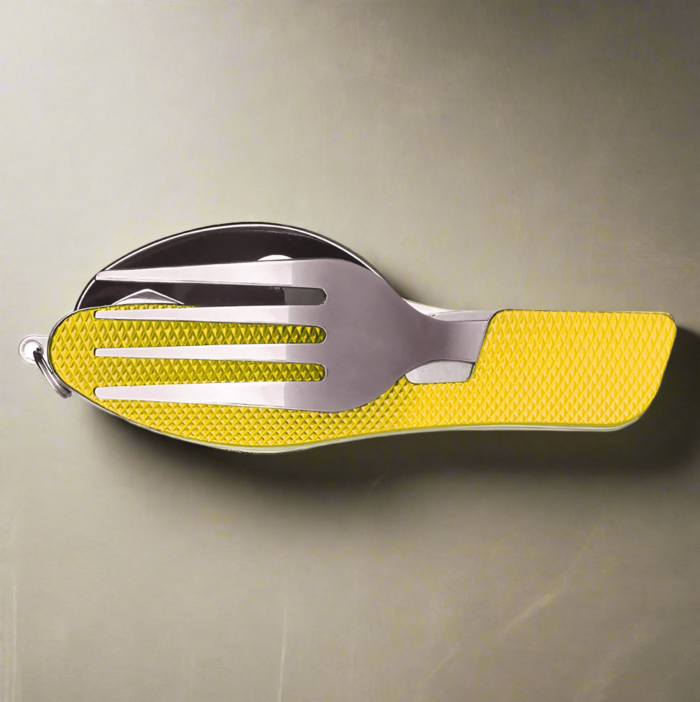 Couteau Suisse - FoldableTablewareSet™ - Jaune